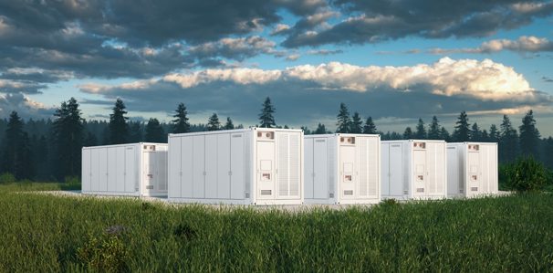 Energy storage units in a field
