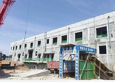 Equipment-building construction