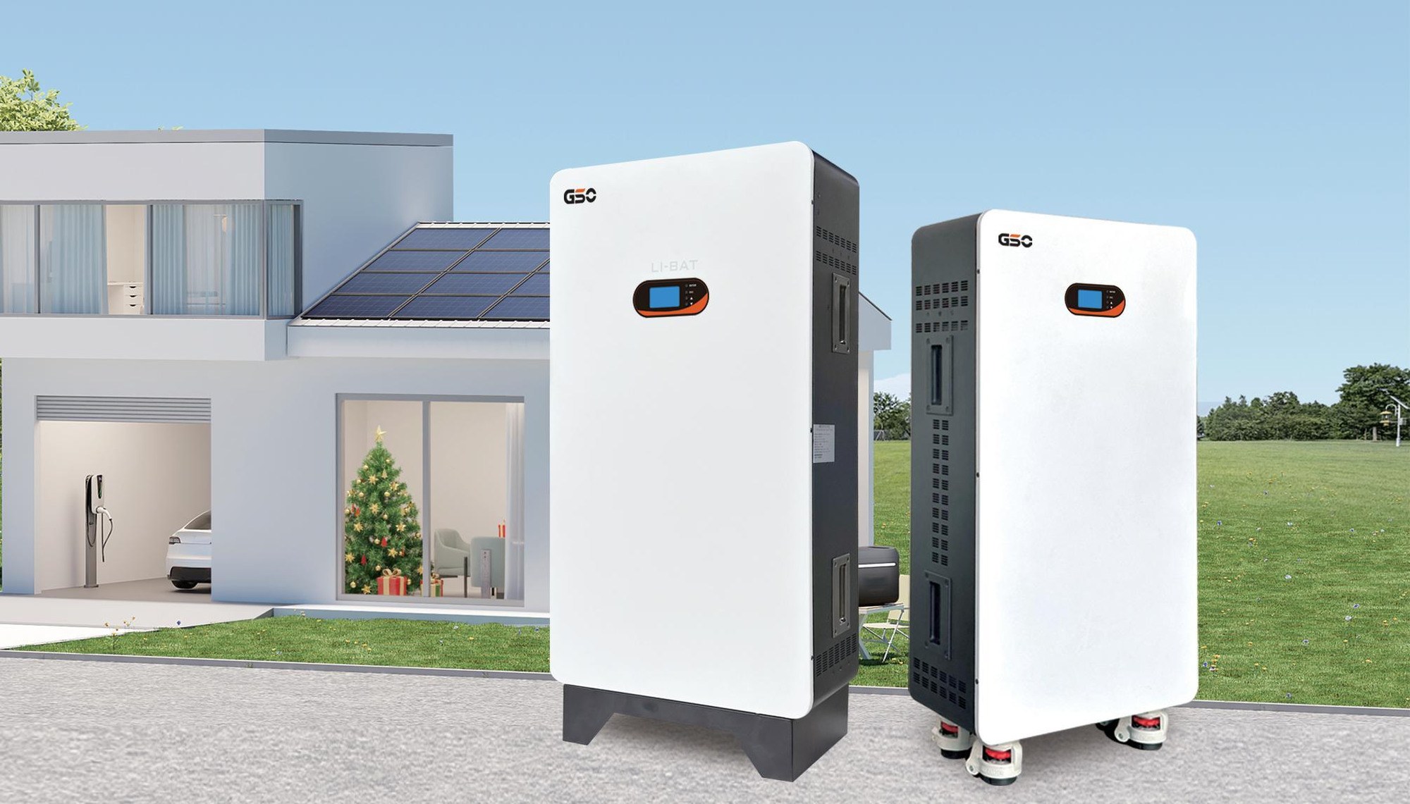 GBP-H/L series — Floor-standing & wheeled batteries