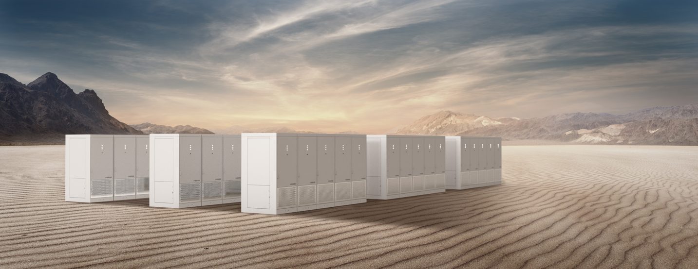 Energy storage units in desert