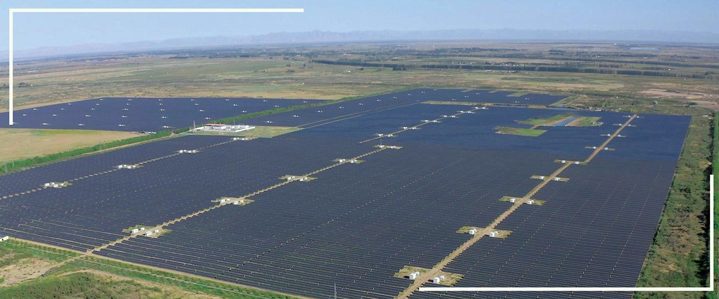 Ground-mounted PV coordinated with site conditions