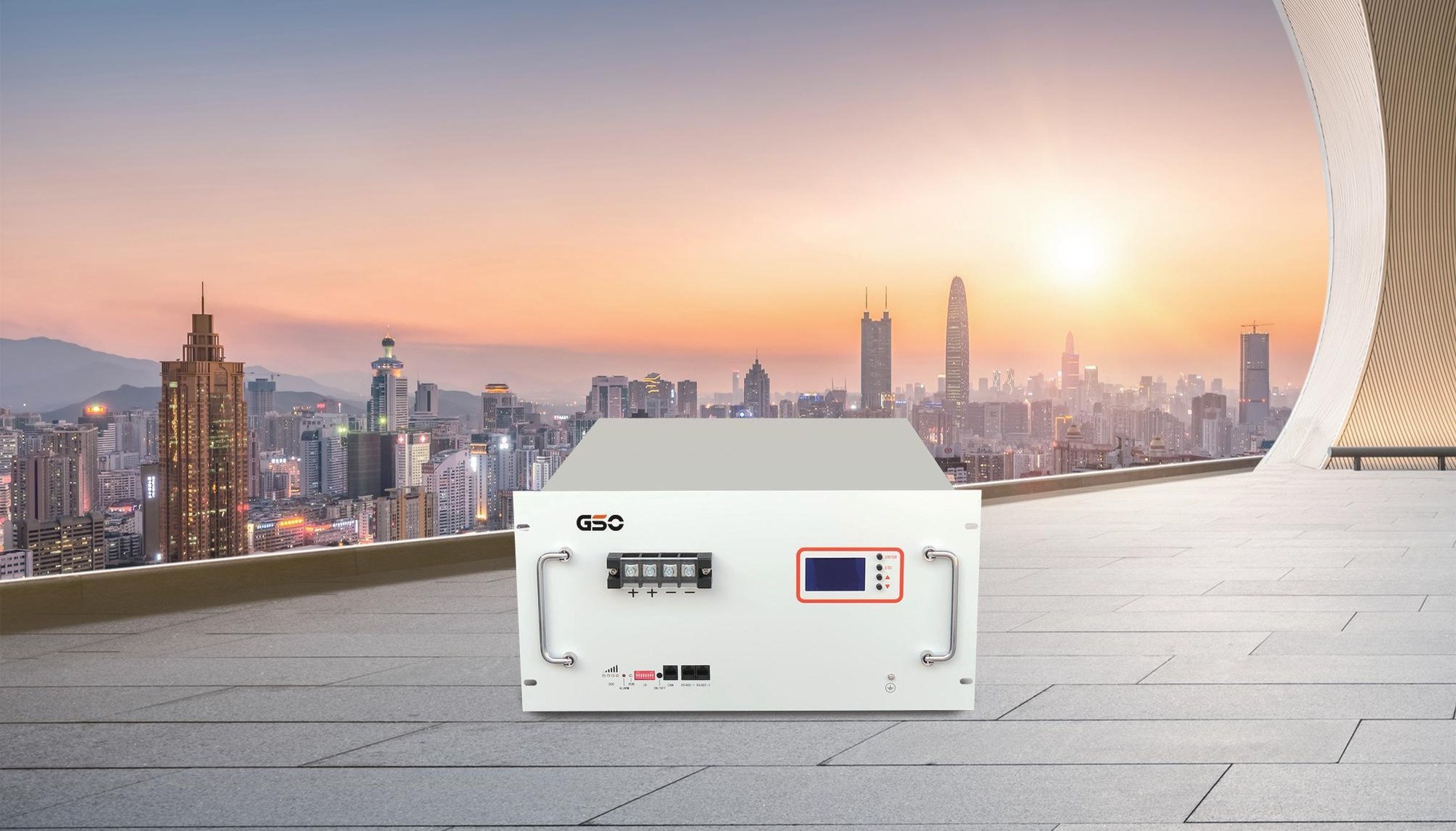 GBP-R series — Rack-mounted LFP batteries